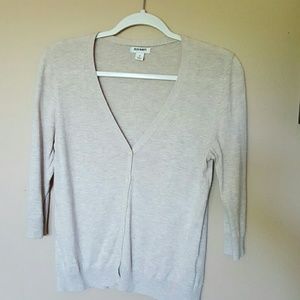 Old Navy Tan Size M Fits like S Cardigan